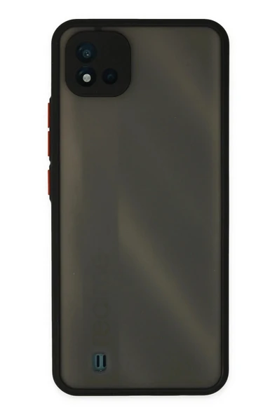 Realme C11 2021 Kılıf Montreal Silikon Kapak - Siyah ürün görseli 1