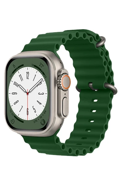 Watch 42mm Ocean Kordon - Koyu Yeşil ürün görseli 1