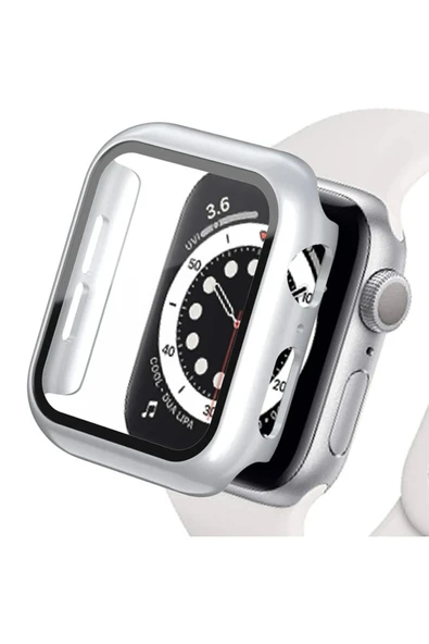 Watch Ultra 49mm Camlı Kasa Ekran Koruyucu - Gümüş ürün görseli 1