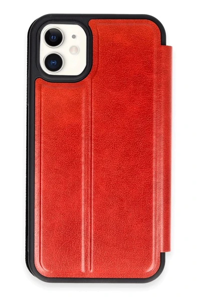 iPhone 11 Kılıf Flip Cover - Kırmızı ürün görseli 1