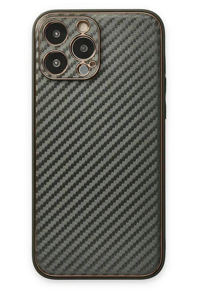 iPhone 13 Pro Max Kılıf Coco Karbon Silikon - Füme ürün görseli 1