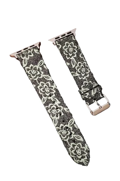 Watch 38mm Creeper Desenli Kordon - Siyah ürün görseli 1