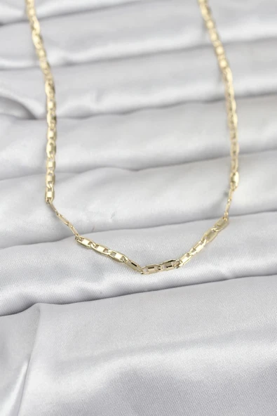 CM 14K Gold Renk Gemici Zincir Model 60 cm Kadın Kolye ürün görseli 1
