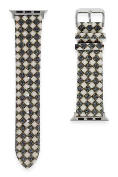 Watch 38mm Karo Motif Kordon - Siyah ürün görseli 1