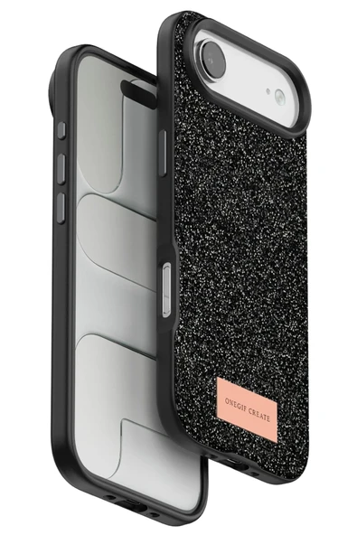 iPhone 17 Air Bright Simli Kapak - Siyah ürün görseli 1