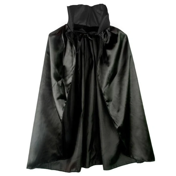 Siyah Renk Yakalı Halloween Pelerini 90 cm ürün görseli 1