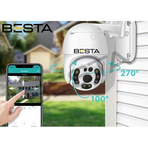 2 MP DIŞ MEKAN WİRELESS KABLOSUZ PTZ GÜVENLİK KAMERASI KD-1701 ürün görseli 1