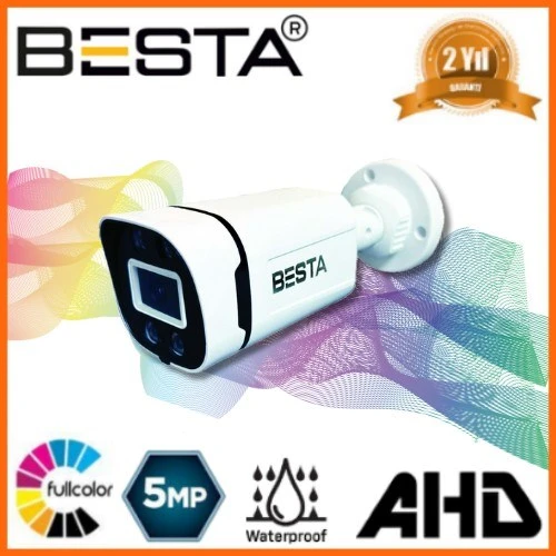5 MP 4 Atom Warm Led AHD Bullet Güvenlik Kamerası KD-1504 ürün görseli 1
