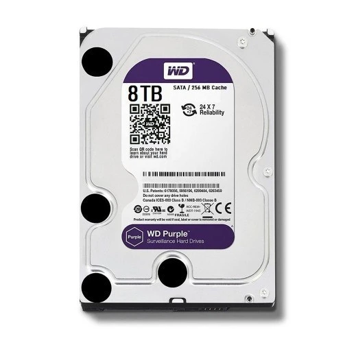 Western Digital Purple WD82PURZ 3.5 8 TB 7200 RPM HDD ürün görseli 1