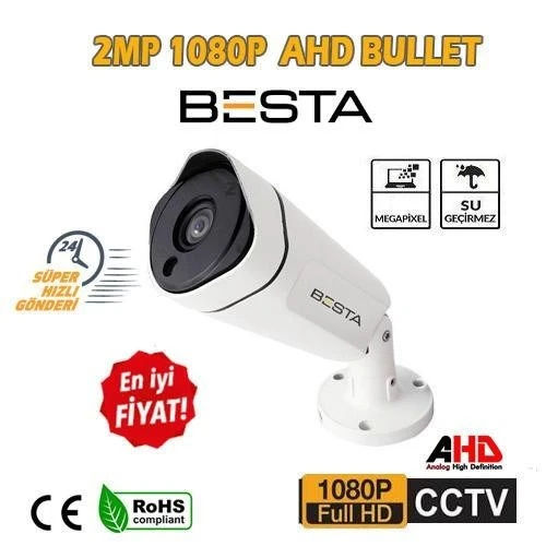 2MP Ahd 1080P Metal Kasa Güvenlik Kamerası KD-9322 ürün görseli 1