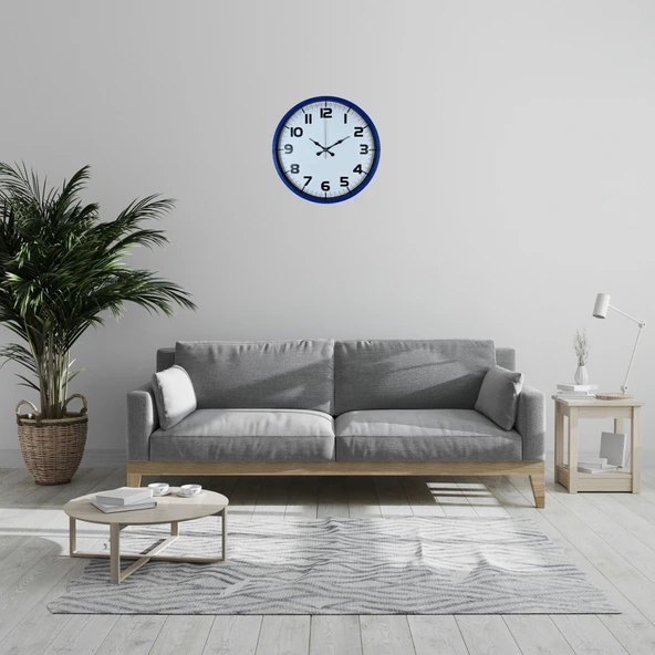 Royal Lacivert 36 Cm Duvar Saati ürün görseli 1