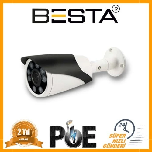 4K 5 MP 1440P 8 ATOM LED IP POE Bullet Güvenlik Kamerası KD-5615 ürün görseli 1