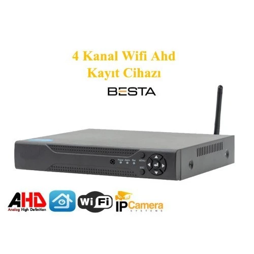 4 Kanal H265 Kablosuz Ahd Kayıt Cihazı KD-7004W ürün görseli 1