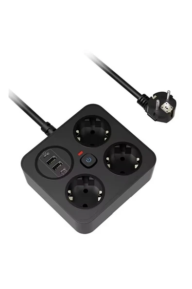 sonx Akım Korumalı Avrupa Tip-C USB Soket Kartı 2 Metre - Güvenli ve Uzun Kablo Çözümü ürün görseli 1