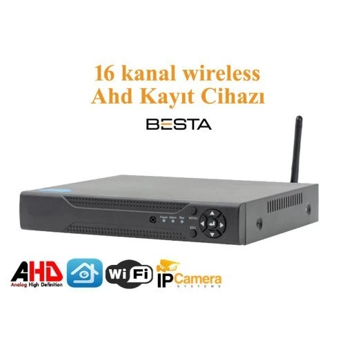 16 Kanal Wireless 1080N KAYIT Cihazı H265 KD-5016W ürün görseli 1