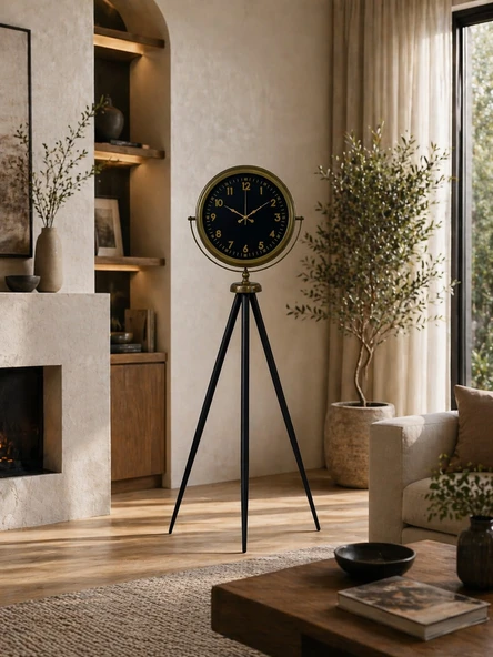 Retro Luxury Tripod Ayaklı Saat ürün görseli 1