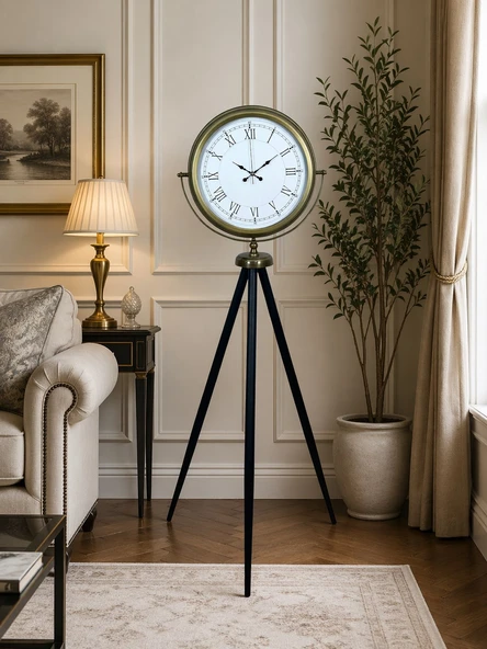 Prestij Vintage Tripod Ayaklı Saat ürün görseli 1
