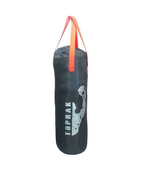 Boks Torbası Eldiven Ve Karabina Hediyeli İçi Dolu 50x20 Cm Füme ürün görseli 1