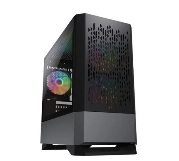 Cougar CGR-5JM8B-AIR-RGB MG140 Air RGB Mini Tower Kasa (Black) ürün görseli 1