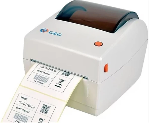 G&G GG-D1180CW Termal Barkod Etiket Yazıcı ürün görseli 1