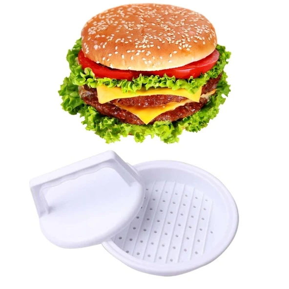 Hamburger Ve Köfte Şekillendirici Köfte Kalıbı Pratik Burger Pres Aparatı ürün görseli 1