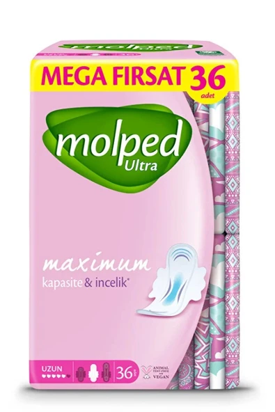 Molped Anotomik Mega Uzun Ped 36'lı ürün görseli 1