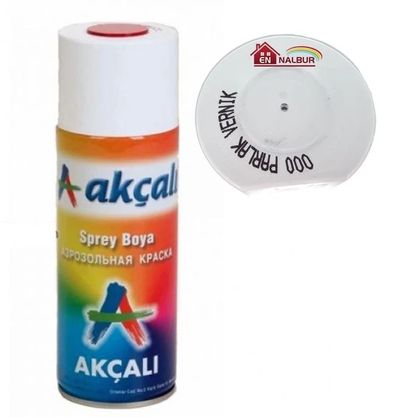 Mey İthalat® Akçalı Sprey Boya 400 ml 000 Parlak Vernik ürün görseli 1