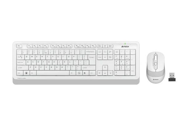 Q TR 2.4G Multimedia Kablosuz Klavye Mouse Seti Beyaz FG1010 ürün görseli 1