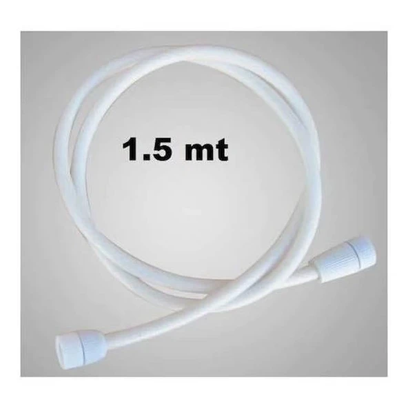 Mey İthalat® Şofben Plastik Duş Hortumu 1/2X1/2 150 cm ürün görseli 1
