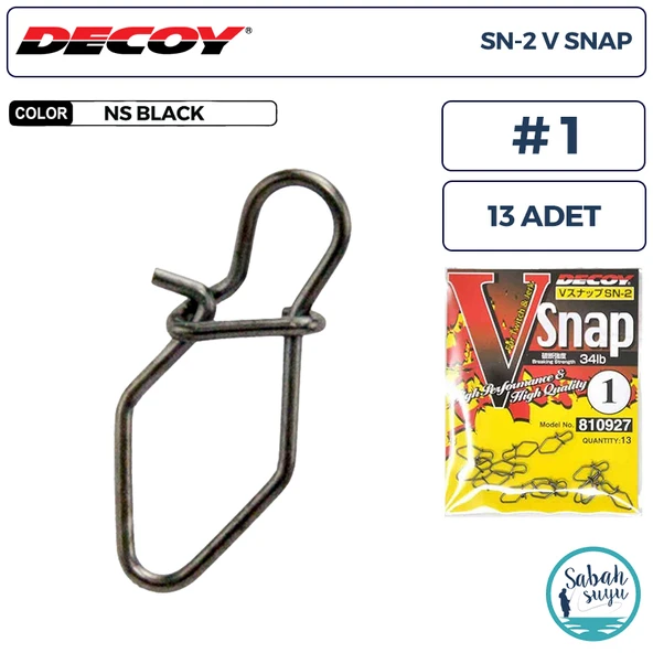 Decoy SN-2 V Snap Klips #1 34lb (13 Adet) ürün görseli 1