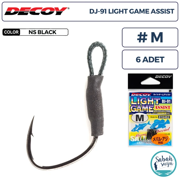 Decoy DJ-91 Light Game Tekli Asist İğnesi #M (6 Adet) ürün görseli 1