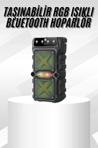 Nevamel Çift Çıkışlı Güçlü Bataryalı Kablosuz Yüksek Ses Kaliteli Bluetooth Hoparlör ürün görseli 1