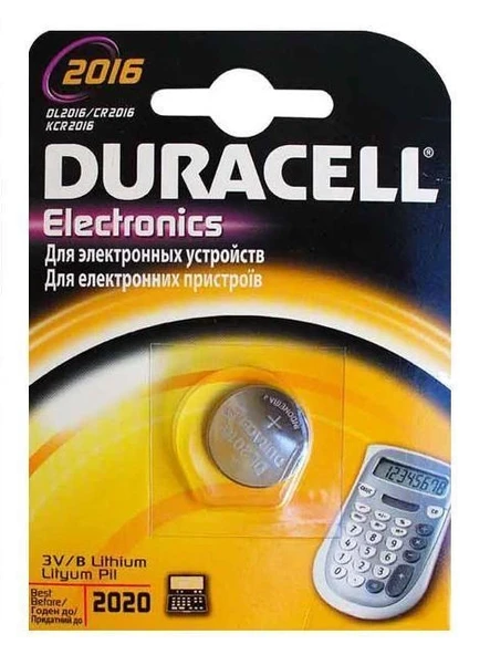 Mey İthalat® Duracell CR 2016 Lityum Pil 3 Volt ürün görseli 1