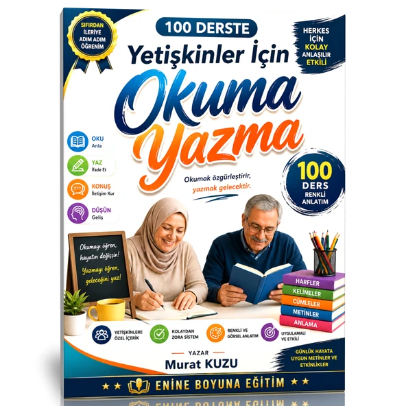 100 Derste Yetişkinler İçin Okuma Yazma ürün görseli 1
