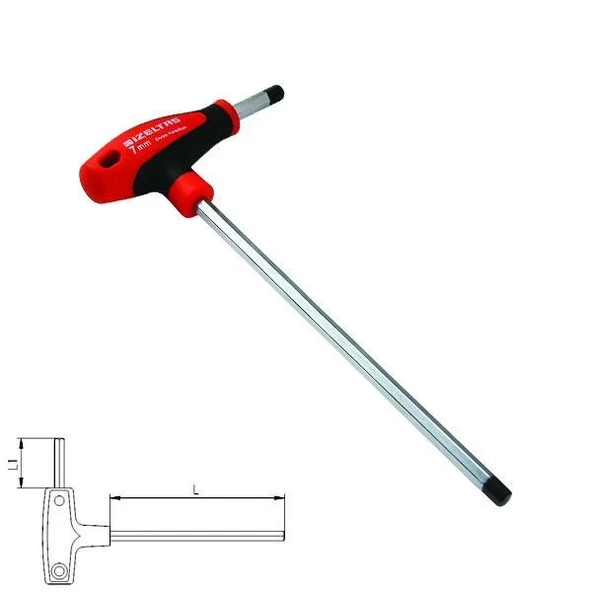 Mey İthalat® İzeltaş 4920 T Tipi Allen Anahtar 7 mm ürün görseli 1