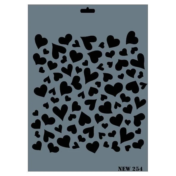 Mey İthalat® Rich New Seri N-254 Stencil 35x25 cm ürün görseli 1