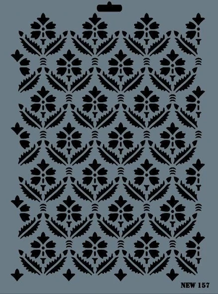Mey İthalat® Rich New Seri N-157 Stencil 35x25 cm ürün görseli 1