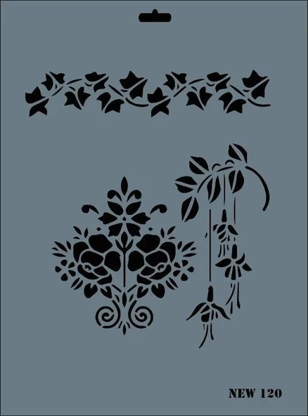 Mey İthalat® Rich New Seri N-120 Stencil 35x25 cm ürün görseli 1