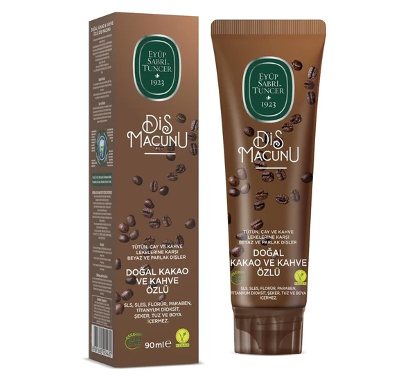 Mey İthalat®   Doğal Diş Macunu 90 Gr Kakao & Kahve Özlü ürün görseli 1