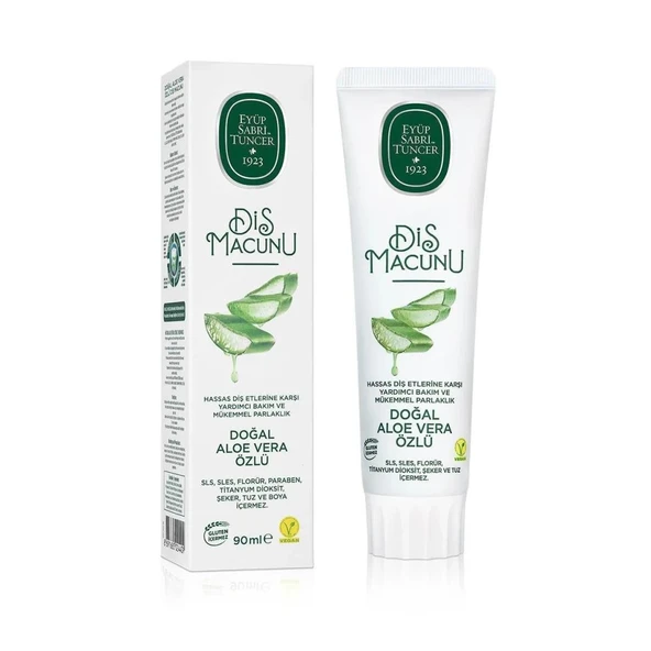 Mey İthalat®   Doğal Diş Macunu 90 Gr Aloe Vera ürün görseli 1