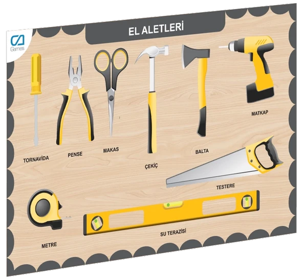 Mey İthalat® CAAHS-3210 AHŞAP EL ALETLERİ BUL-TAK ürün görseli 1