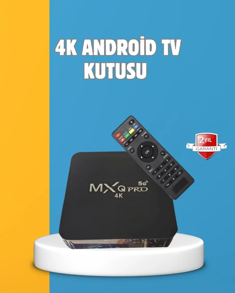 Mey İthalat® Android TV Box 4K – 2GB RAM 16GB ROM, Kablosuz Wi-Fi Medya Oynatıcı ürün görseli 1