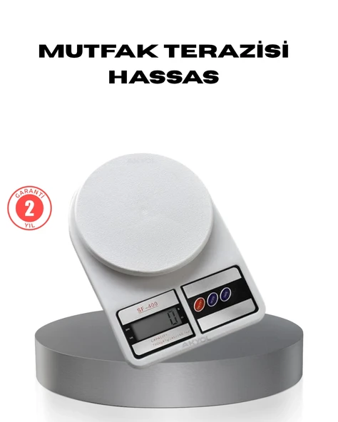 Mey İthalat® Hassas Dijital Mutfak Tartısı – 1g Doğruluk, LCD Ekran, Otomatik Kapanma ürün görseli 1