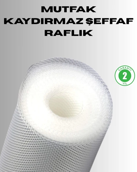 Mey İthalat® Kaydırmaz şeffaf raflık çekmece örtüsü 45x300 cm ürün görseli 1