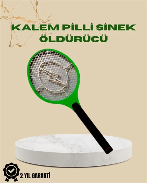 Mey İthalat® Yüksek Gerilimli Elektronik Sinek Öldürücü – Pil ile Çalışan, Güvenlik Izgaralı ürün görseli 1