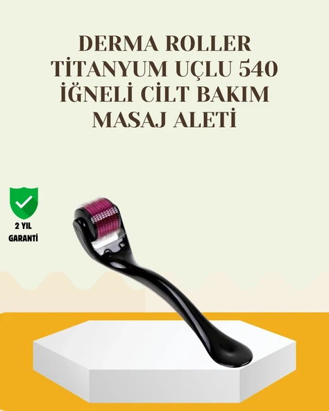 Mey İthalat® Titanyum Dermaroller 540 İğne Cilt Onarım ve Kolajen Üretim Desteği ürün görseli 1