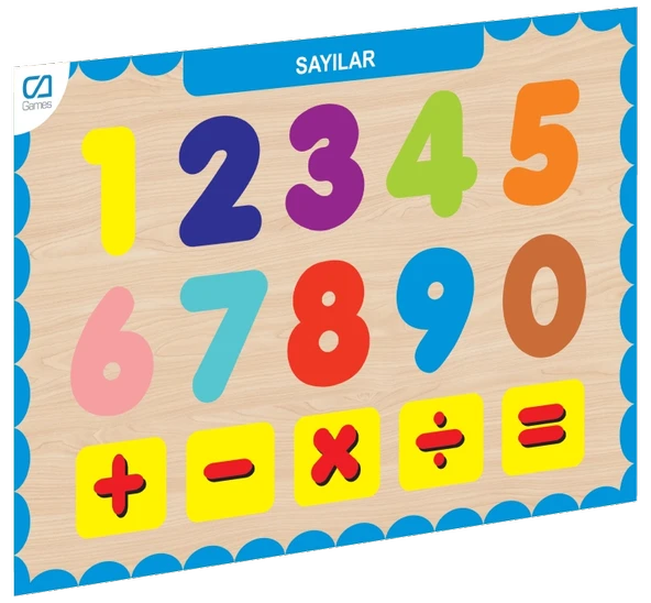 Mey İthalat® CAAHS-3207 AHŞAP SAYILAR BUL-TAK ürün görseli 1