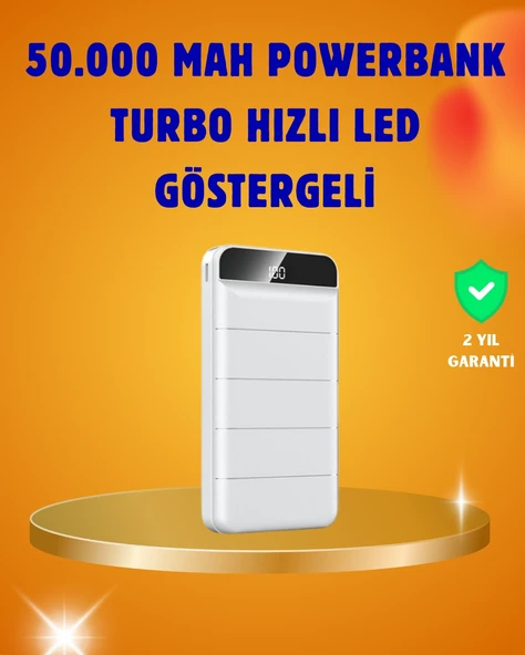 Mey İthalat® 50000mAh LED Göstergeli Taşınabilir Şarj Cihazı ürün görseli 1
