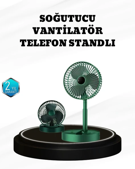 Mey İthalat® Taşınabilir Şarjlı Mini Fan – Katlanabilir Gövde, 3 Hız Kademesi ürün görseli 1