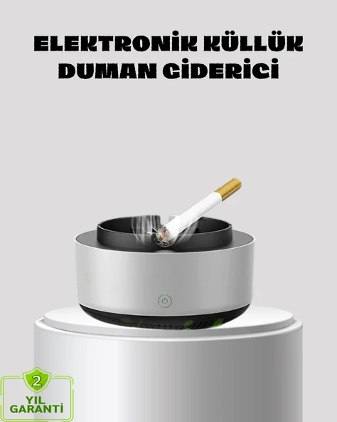 Mey İthalat® Küllük ve Hava Temizleyici 2’si 1 Arada – Sigara Kokusu Giderici, Araba ve Ofis İçin ürün görseli 1